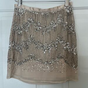 H&M Elegant Sequin Embellished Skirt